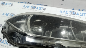 BMW 3 F30 16-18 LED front right headlight assembly, chipped, needs polishing