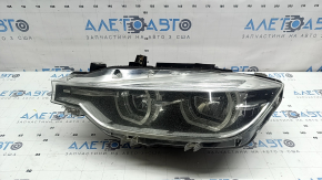 BMW 3 F30 16-18 LED front left headlight assembly, chipped, needs polishing