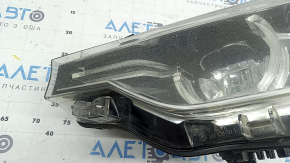 BMW 3 F30 16-18 LED front left headlight assembly, chipped, needs polishing