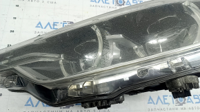 BMW 3 F30 16-18 LED front left headlight assembly, chipped, needs polishing