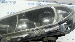BMW 3 F30 16-18 LED front left headlight assembly, chipped, needs polishing