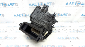 The bare heater housing and ventilation of the Honda CRV 20-22 hybrid