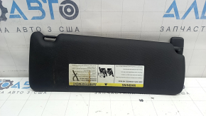 Left sun visor for BMW 3 Series F30 4D 15-18, black, without hook, dry-cleanable