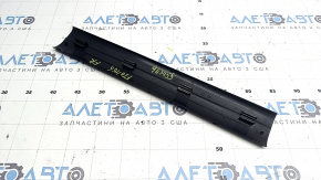 Front right inner door sill trim for BMW 3 Series F30 12-18, black, worn