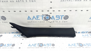 Upper right front pillar trim BMW 3 F30 12-18 black, worn