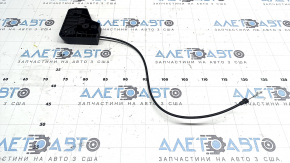 Left rear seat folding lever for BMW 3 F30 12-18, black, with cable