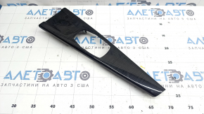 Center console trim for the multimedia joystick for the BMW 3 F30 12-18, dark wood finish, scratches