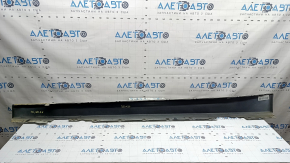 Right threshold BMW 3 F30 12-18 white, scratches, pressed
