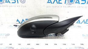 Right side mirror assembly for Mercedes GLC 16-22 8+8+5+2, turn signal, auto-dimming, auto-folding, heated, backlight, BSM, camera, silver, scratches
