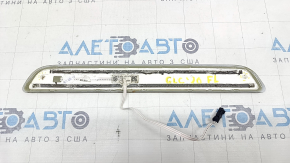 Front left outer door sill trim for Mercedes GLC 20-22, chrome with backlight, scratches, broken fasteners