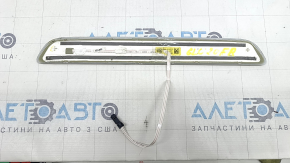 Front right outer door sill plate for Mercedes GLC 20-22, chrome with backlight, scratches, dents, broken fastener