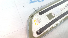 Front right outer door sill plate for Mercedes GLC 20-22, chrome with backlight, scratches, dents, broken fastener