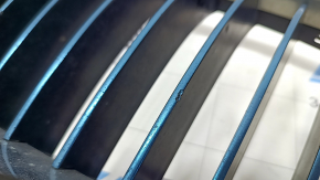 Left radiator grille BMW 3 F30 4d 12-18 plug-in chrome with blue, pokes