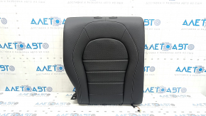 Mercedes GLC 16-22 rear seat backrest, 2nd row, right, black leather, gray stitching, perforation, for cleaning