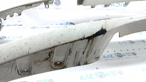 Bare front bumper for BMW 3 Series F30 16-18 Sport line, with parking sensors, without washers, white, dented, scratches