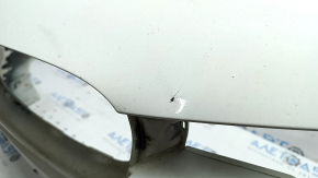 Bare front bumper for BMW 3 Series F30 16-18 Sport line, with parking sensors, without washers, white, dented, scratches