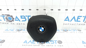 Black steering wheel airbag for the driver's side of the BMW 3 Series F30 12-18 Sport