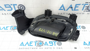 Lower right rear bumper trim for Mercedes GLC 300 16-22 AMG (package)