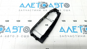 Mercedes GLC 16-22 front left window control trim, black with chrome trim