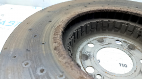 Front left brake disc Mercedes GLC 16-22 360/36mm perforated, rusty