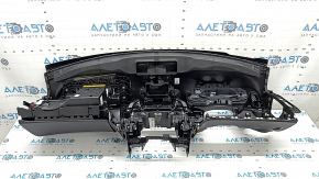 Mercedes GLC 20-22 black dashboard with airbag, deflector and glove compartment, bumper on the glove compartment