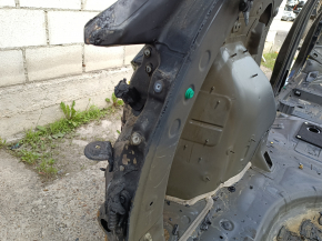 Quarter wing rear left Hyundai Tucson 22-26 USA on the body, black, dented, burnt