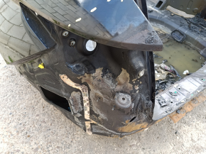 Quarter wing rear left Hyundai Tucson 22-26 USA on the body, black, dented, burnt