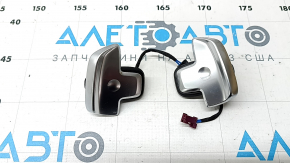 2 steering column paddle shifters for Mercedes GLC 20-22, chrome, AMG pack