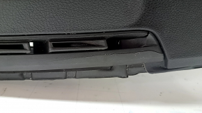 Front dashboard with Airbag BMW 3 F30 12-18 4d, black with beige, no projection, scratches, broken mesh, needs cleaning