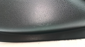Door trim, rear right, Mercedes GLC 16-22, black leather, AMG pack, Burmester, armrest and insert, black leather, gray molding, with backlight, without curtain, with handle, scratches