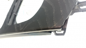 Mercedes GLC 20-22 center dashboard trim, black wood, with climate control, with air vents, worn