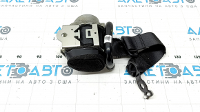 Rear left seat belt with squib for Mercedes GLC 16-22, black, worn, torn