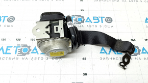 Rear right seat belt with squib for Mercedes GLC 16-22, black, worn