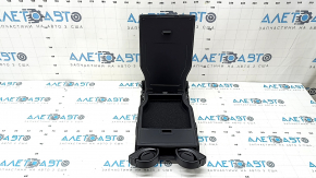 Rear seat armrest, 2nd row, Mercedes GLC 16-22, black leather
