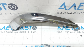 Left rear bumper molding for Mercedes GLC 300 20-22 chrome, AMG pack, broken fasteners, scratches