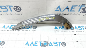Right rear bumper molding for Mercedes GLC 300 20-22 chrome, AMG pack, broken mount, scratches