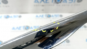 Right rear bumper molding for Mercedes GLC 300 20-22 chrome, AMG pack, broken mount, scratches