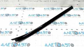 Left windshield molding for Mercedes GLC 16-22 SUV, gloss black, missing fragment