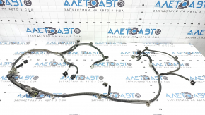 Toyota Prius 50 16-22 rear bumper wiring for 6 parking sensors and lights, broken connectors