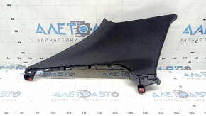 Upper left rear pillar trim for Toyota Prius 50 16-20, black, scratched