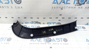 Left trunk door trim for Toyota Prius 50 16-18, black, under the curtain, worn