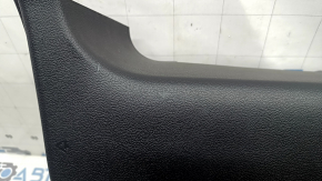 Lower trim of the trunk door of Toyota Prius 50 16-22 black, scratches, broken fasteners
