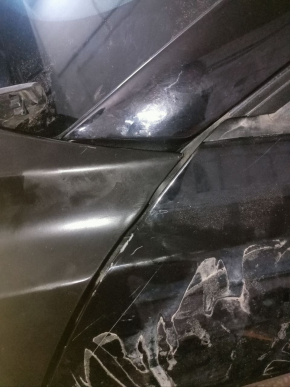 Front left fender Ford Mustang mk6 18-23 China dent, non-standard gap