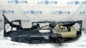 Toyota Prius 50 16-18 black dashboard with airbag, crack in mount