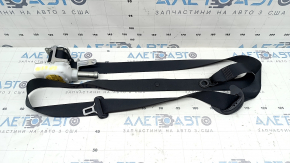 Passenger seat belt with squib for Toyota Prius 50 16-22 black, shot