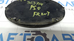 Toyota Prius 50 16-18 radiator grille emblem for radar, needs polishing, broken fasteners