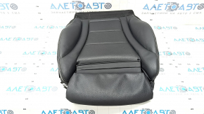 Mercedes GLC 16-22 driver's seat cushion upholstery, black leather, gray stitching, perforation, heating, 2 parts, cleanable