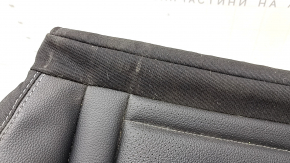 Mercedes GLC 16-22 driver's seat cushion upholstery, black leather, gray stitching, perforation, heating, 2 parts, cleanable