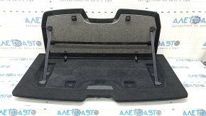 Volvo XC90 16-26 black rear trunk floor, for 3 rows, type 2, scratches on the handle