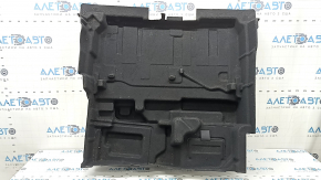 The Mercedes GLC 20-22 trunk liner is worn and needs cleaning.